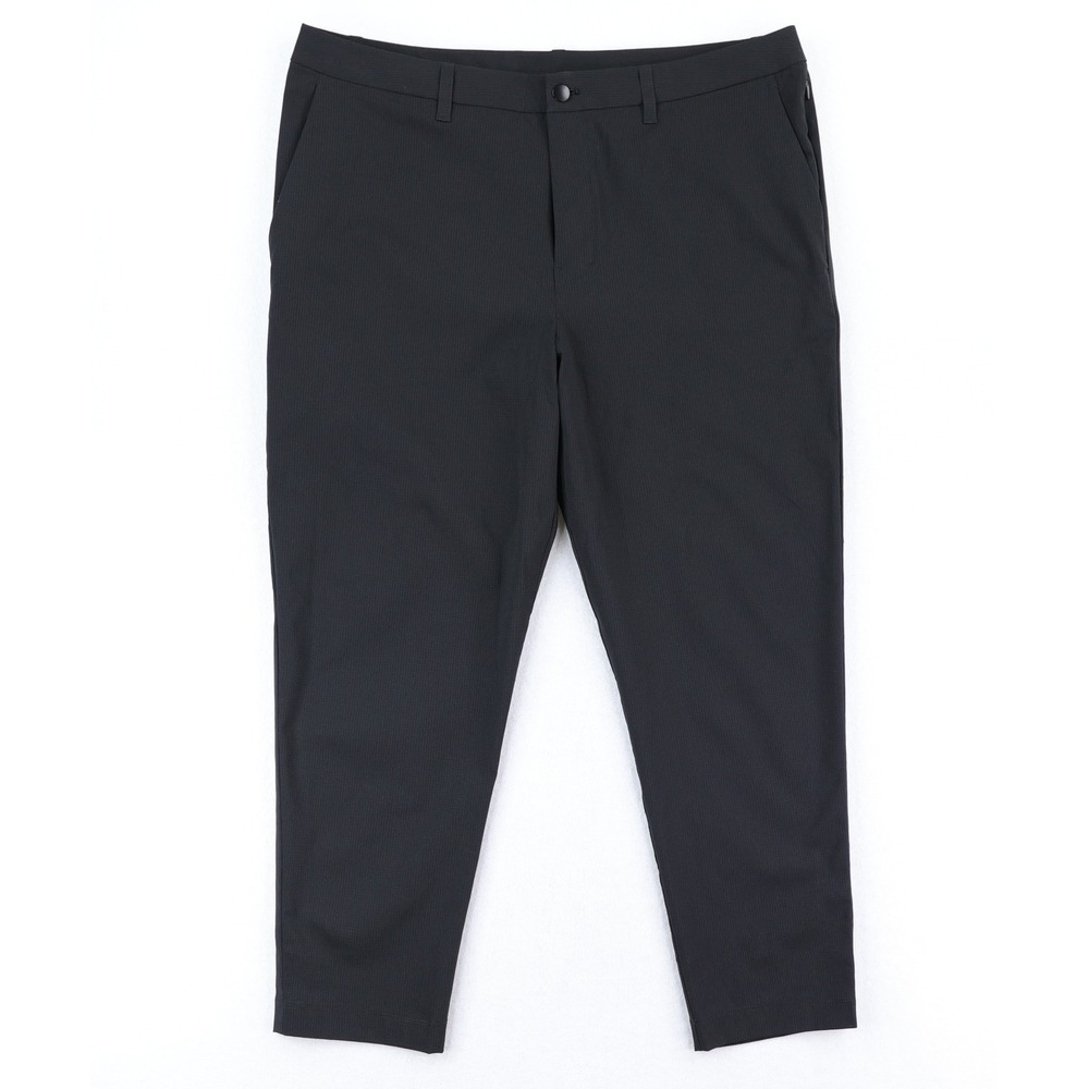 Lululemon ABC‎ Classic-Fit Trouser WovenAir Mens 38x27 Black Athleisure M5AXXS